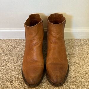 Women’s Leather Franco Sarto Booties Size 8